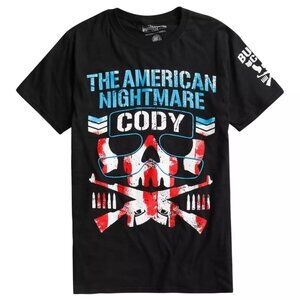 Cody Rhodes “American Nightmare” Bullet Club Tee 2XL – NJPW x PWT